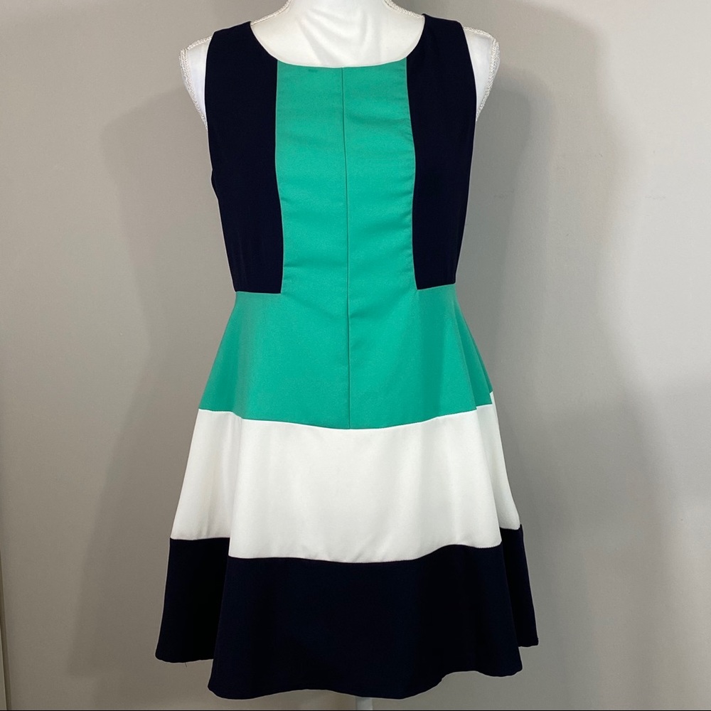 TOBI Color Block Midi Dress Size Medium